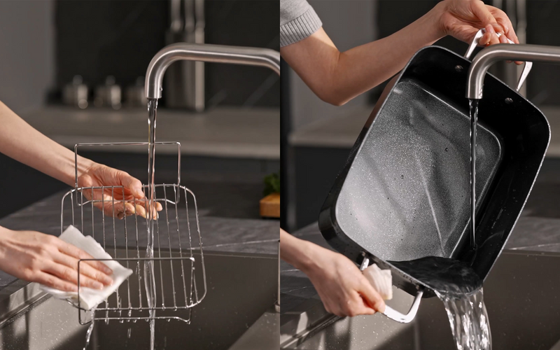 Just Clean with Water and Cloth