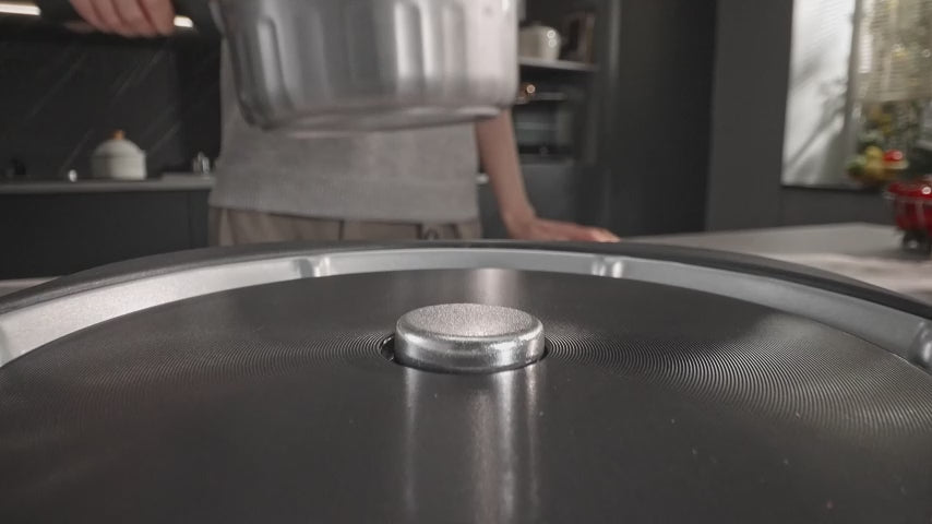 N74SNA Hot Pot Electric, Multi-Cooker 2.5 Quart Grill Steamer Set, PFOA-Free Nonstick for Steak, Soup, Fried Rice, Oatmeal, Egg, Ramen with Power Adjustment